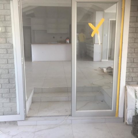 Double Door In Natural Anodised